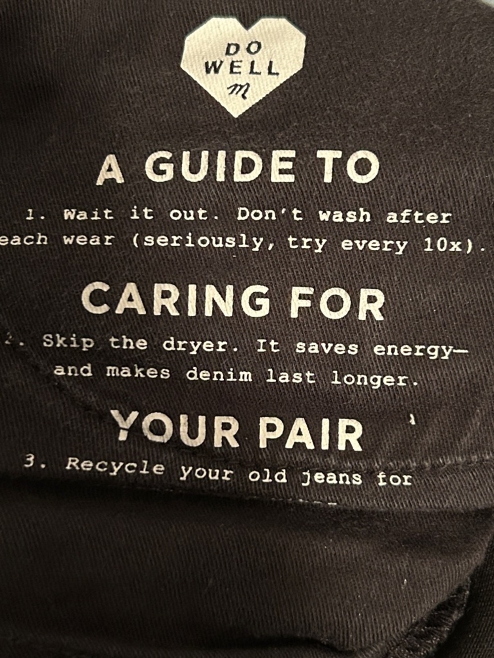 Madewell Jet Black High-Rise Skinny Jeans - Picture 6 of 6